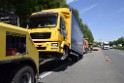 LKW in Boeschung A 3 Rich Frankfurt Hoehe Roesrath Lohmar P269